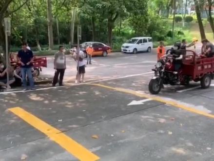 广州天河岑村三轮D证,科二科三考试全过程!#摩托车驾照考试 #考驾照 #三轮车 #学车 #驾校学车 #变声 #摩托车驾照 #摩托车 #学车