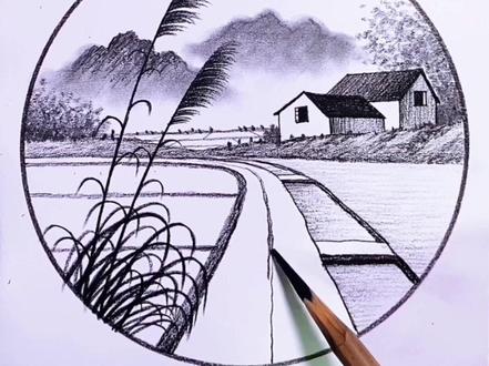 零基础学习素描绘画#绘画#简笔画#跟着抖音学画画