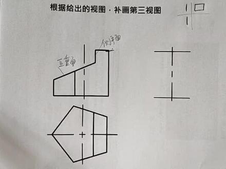 五棱柱截交线,补画第三视图画法讲解
@DOU+小助手