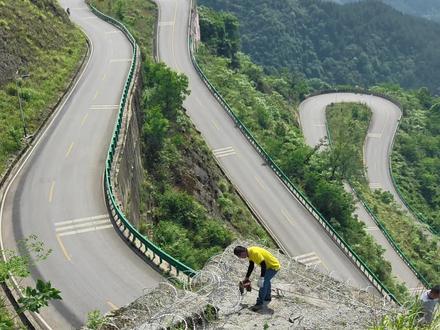 21道拐打卡点没了#华蓥山 #21道拐#打卡