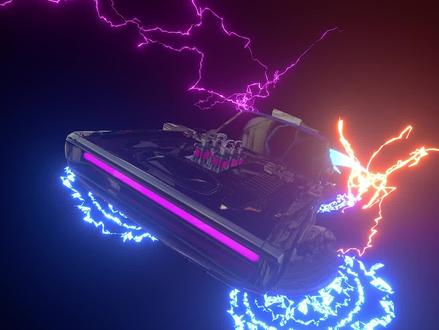 【设计师老克】Blender科幻发光元素插件 #blender