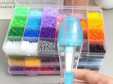 告别繁琐!一键自动吐豆,创意拼豆超简单! 手工DIY小物件教程来啦!快来看看怎么操作吧~#手工diy #拼豆 #手工 #拼豆工具