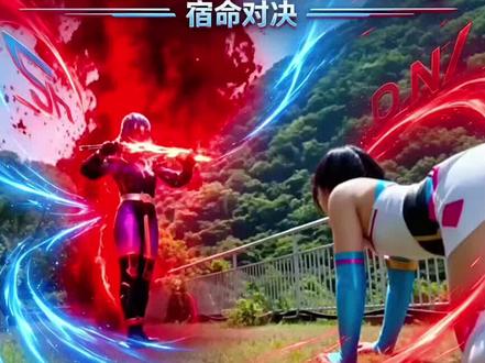 蓝色女战士被打回原形啦
#特摄 #超级战队