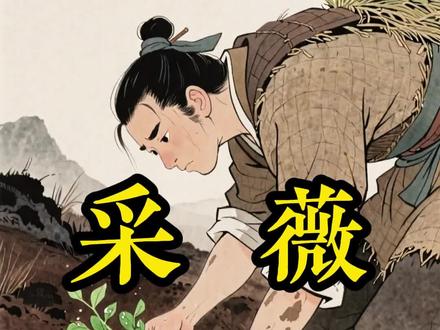 采薇-拒绝死记硬背!古诗画面记忆法,评论区领秘籍 #创作人计划 #诗词 #诗词名句赏析 #诗词鉴赏 #诗词朗诵
