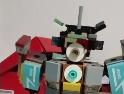 兄弟们,泰坦监控人来了!#乐高 #我爱拼模型 #拼装玩具