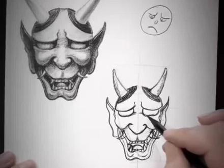 般若绘画操作演示#湖北御龙纹身器材#老金纹身#