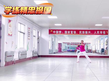 新学精忠报国拉个框架#柔力球#奥博隆柔力球