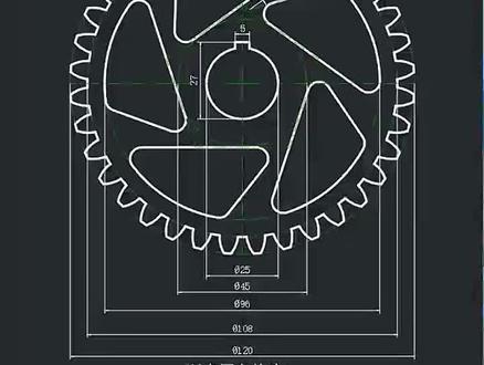 CAD练习图每日一练#cad画图 #cad教程