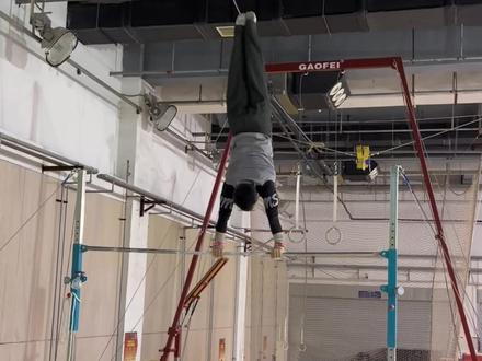 单杠大回环训练#器械体操#单杠大回环