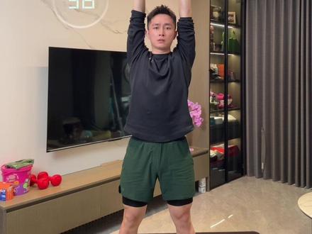 你们要的古法健身新版跟练来啦!全程无跑跳,每天早起练一遍,活力满满一整天#居家锻炼 #健身 #自律 #高效燃脂 #古法健身