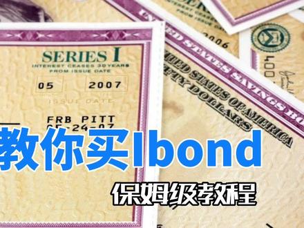 全网最强I Bond保姆级教程, 手把手教你购买I Bond #ibond #美国投资 #债券 #手把手