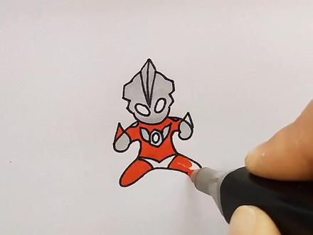 来来,谁能告诉我这是哪个奥特曼?奥特曼简笔画#奥特曼简笔画 #简笔画 #简笔画教程 #捷德奥特曼