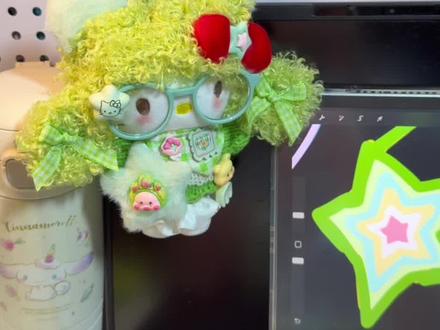 三小时搞定!充满生命力的“绿野仙踪”星星包~ #手工diy #绿色系 #春天 #钩针编织