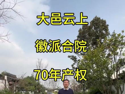 大邑云上旅游度假区徽派四合院#徽派建筑#独门独院#带菜地的房子#度假养老#依山傍水