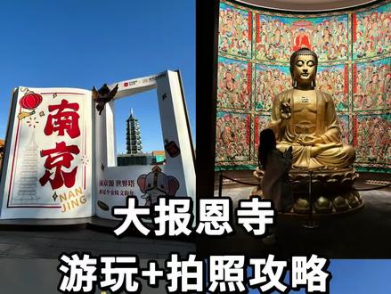 一条视频告诉你!南京大报恩寺怎么玩怎么拍!保姆级攻略记得码住#南京大报恩寺 #大报恩寺年味很行 #过个金陵文韵年 #神奇动物在大报恩寺 #大报恩寺亮灯时刻