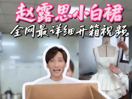 超详细的赵露思同款yb裙子开箱 各位买仿b也可参考我这条视频进行对比哦~
