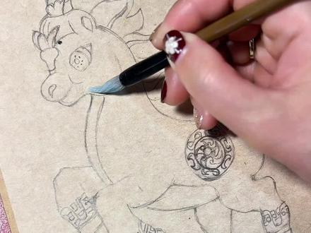 春晚吉祥物两只解锁✅快来领取你的传统文化新年小马🐎(还有两只下期解锁)#春节里的传统文化含量拉满了 #非遗祈福百景图 #百young非遗计划 #抖音非遗联欢会 #非遗贺新春