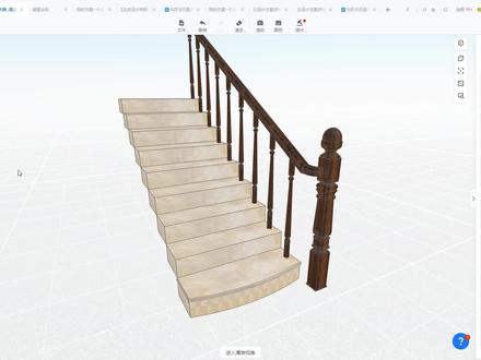 酷家乐中实木楼梯柱体怎样绘制?#酷家乐 #酷家乐教学