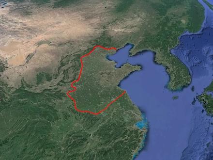 华北平原最大的淡水湖到底是哪一个?华北地区与华北平原概念不同 #地理知识 #卫星地图 #手推地球 #地图