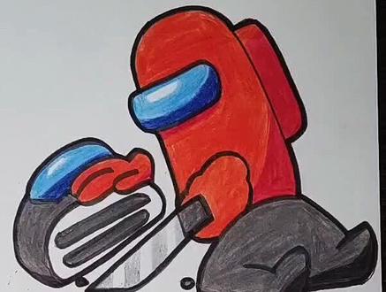 太空狼人杀#手绘 #画画使我快乐 #简笔画 #美好生活守护者 #儿童简笔画 #画画