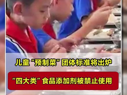 儿童“预制菜”团体标准将出炉 “四大类”食品添加剂被禁止使用 #食品安全问题 #预制菜 #食品添加剂