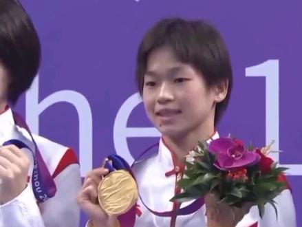 跳水小将复出亚运会#跳水冠军全红婵 #为祖国点赞 #加油!