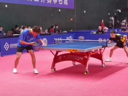 郑培峰当教练的料。#乒乓球 #体育生 #高手在民间 #运动