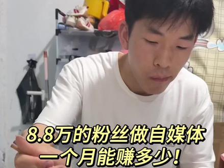 8.8万的粉丝做自媒体一个月能赚多少!#日常vlog #vlog十亿流量扶持计划#打工人#上热门
