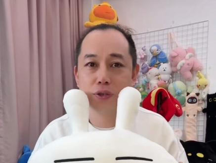 可爱兔斯基叼草靠垫毛绒玩具俏皮小兔子抱枕公仔玩偶布娃娃送礼物#兔斯基 #兔斯基玩偶#送女生礼物 #公仔抱枕#毛绒玩偶