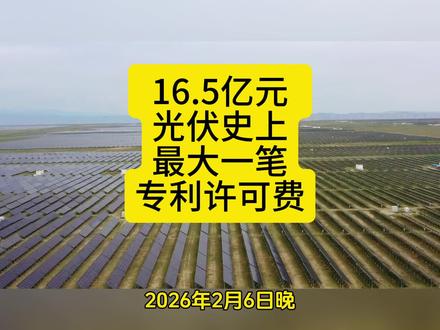 TCL中环和爱旭股份产生16.5亿元,光伏史上最大一笔专利许可费