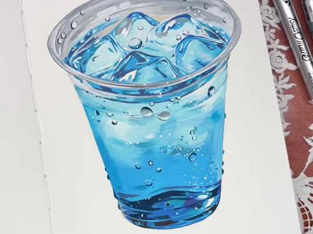 丙烯马克笔|夏日专属清透冰镇气泡水~ 一杯冰蓝,治愈整个夏天🧊
绘画工具:
画笔:泰弛漫洛pro直液式丙烯马克笔
画本:霹雳虎水彩本300g细纹
用泰驰马克笔的专属小技巧:
1. 软头大面积铺色丝滑,适合快速晕染冰块底色渐变
2. 浅色强覆盖:深色画完底色后,直接用浅蓝/白色叠加提亮,不发灰不透底
3. 精准勾勒棱角、刻画细节,软硬粗细一笔就能搞定
#丙烯马克笔 #自学画画 #绘画教程 #绘画教学 #零基础学画画