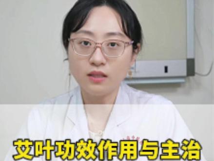 艾叶功效作用与主治,千万不要用错了#中医 #科普 #艾叶 #医疗健康创作训练营