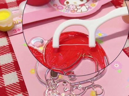挑战用牙线画美乐蒂,主包能成功吗?#手工diy #搞笑视频 #抽象 #三丽鸥 #太好了是三丽鸥(名创滴)
