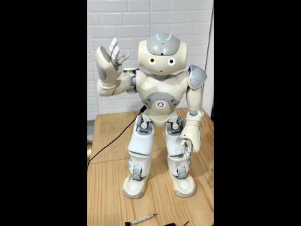 报废的NAO机器人,花了半个月时间修复翻新完成了#nao #仿生机器人 #机器人