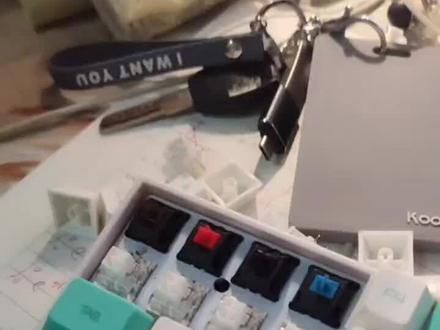 #cherry 八行啊,还是凯华box白轴最棒#机械键盘