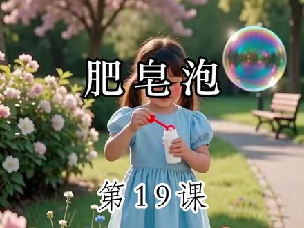 三年级下册第19课《肥皂泡》 #读书 #每日一读 #小学语文 #三年级下册语文 #肥皂泡