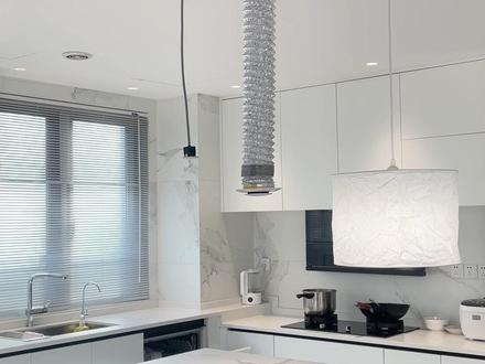 烤肉排烟加天花电动伸缩插座,两个鸡肋的东西配合智能,小爱同学,挺好玩!#升降插座 #烤肉排烟 #插座 #米家智能 #创作者扶持计划