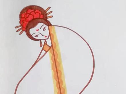#简笔画 #古风 这个简单你可以试试哦⊙∀⊙!
