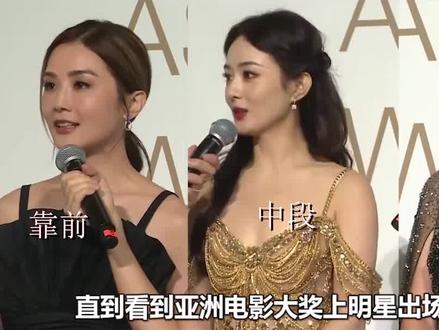 【亚洲电影大奖出场顺序看地位】赵丽颖张艺谋咖位相当 #娱乐评论大赏 #赵丽颖 #张艺谋 #范冰冰