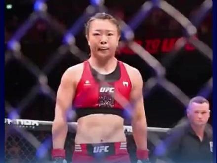 “格斗女医生”石铭获UFC首胜(来源:中国新闻网)