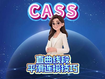 直曲线平滑连接技巧#cass #CAD #CAD技巧 #cad画图 #测绘人