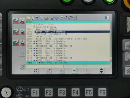 松下机器人焊接,INTERLOCK手动跟踪等待输入信号命令 #松下机器人焊接 #工业机器人 #焊接