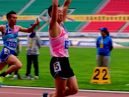 精彩的对决!男子甲组4x100米接力决赛!#男子4x100接力 #决赛 #田径