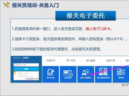 报关电子委托操作流程