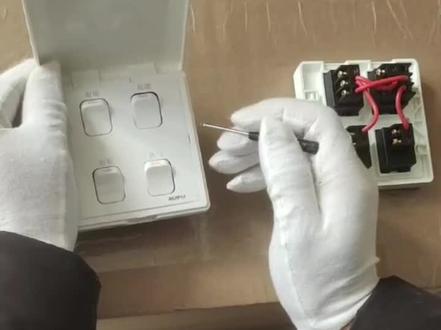 浴霸四联开关拆装视频