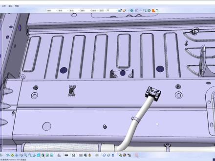 电动汽车线束3D设计卡扣移动命令使用 #catia三维建模#电动汽车线束设计#汽车线束#线束加工#科技下一战
