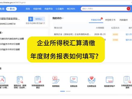 会计小白必看!汇算清缴年度财务报表填写全流程#企业所得税 #汇算清缴 #财务报表 #年度汇算清缴 #会计实操