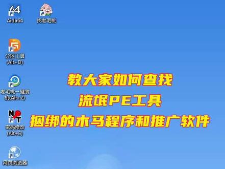 鹰王教大家如何查找流氓PE工具捆绑的木马后门和推广软件 #Windows10 #电脑小技巧 #电脑U盘启动盘#电脑知识 #干货分享