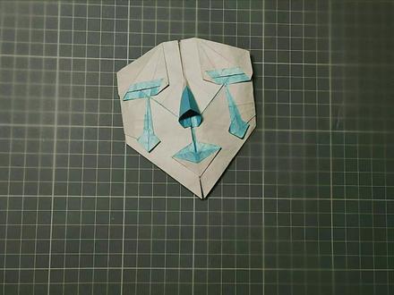 【折纸教学】原来小丑面具可以这样折,大家快来试试吧