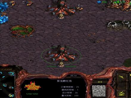 星际争霸:虫族1V7虫族,快狗加鞭,8分钟结束战斗 #怀旧游戏 #经典游戏 #单机游戏